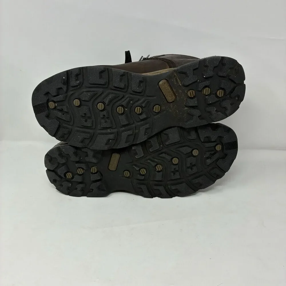 Timberland-Flume Waterproof Boot Men Size 12 Leather Brown 18128